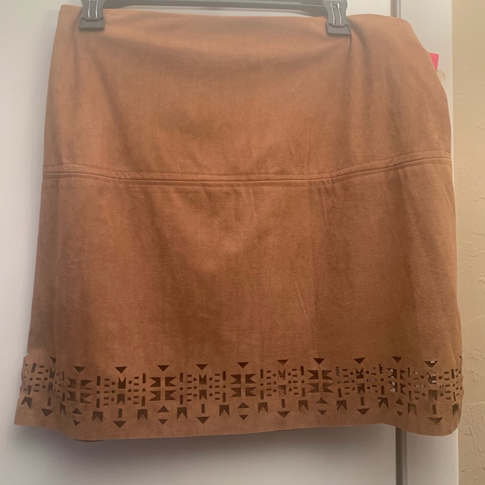 ⭐️NWT⭐️ Fun Faux Suede Skirt (#81)